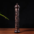 Ebony Dragon Incense Burner Cylinder