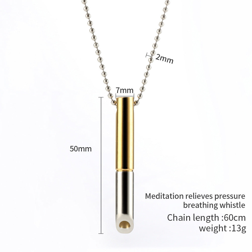 Cross-Border Meditation Mindfulness Pendant Necklace