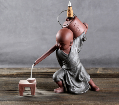 Ceramic Backflow Incense Burner Decorative Piece