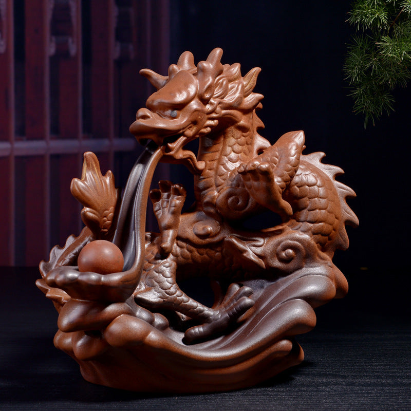 Creative Backflow Incense Burner - Dragon Design