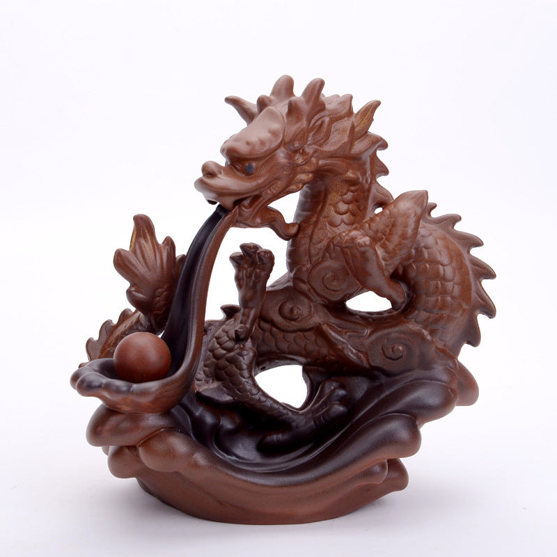 Creative Backflow Incense Burner - Dragon Design
