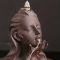 Ceramic Sandalwood Backflow Incense Burner (1pc)