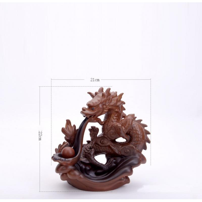 Creative Backflow Incense Burner - Dragon Design